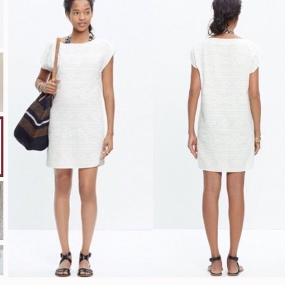 Madewell White Embroidered Cannes Cover-up Tunic Sz XS - Picture 1 of 7
